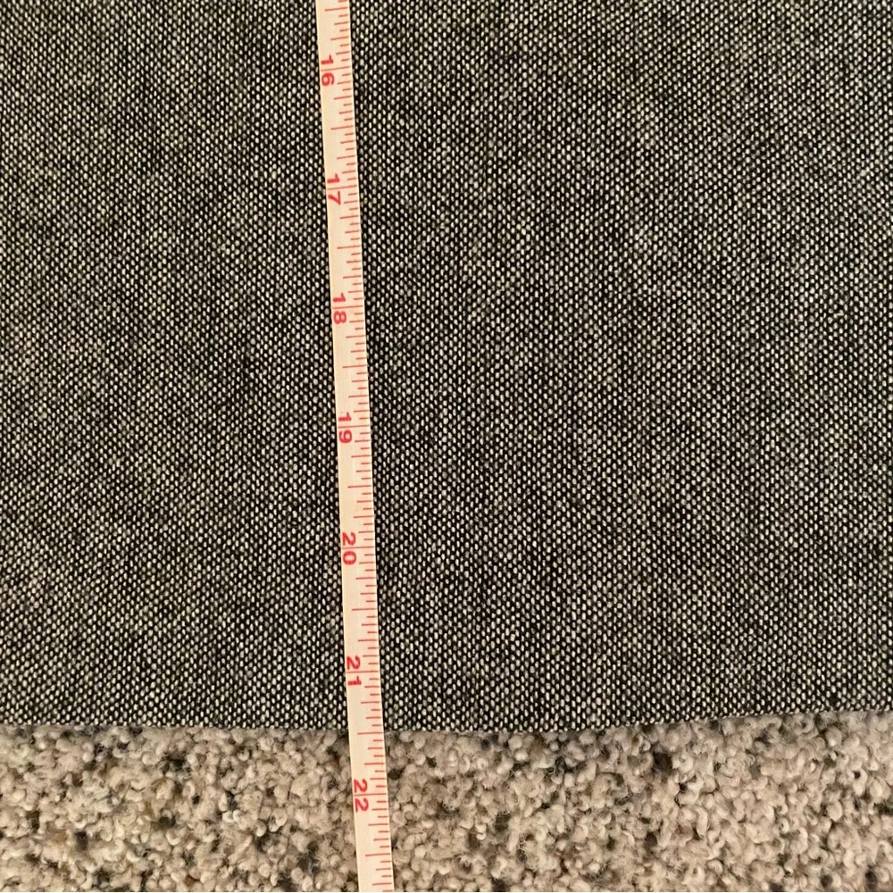 New York & Company Wool Blend Lined Charcoal Pencil Skirt - Picture 3 of 5